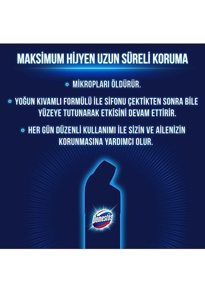 Domestos Çamaşır Suyu Dağ Esintisi 750 Ml X3 Adet 3'lü Set