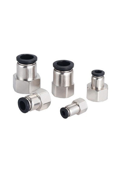 1/2-06 Dişi Düz Rekor Pnömatik Fittings