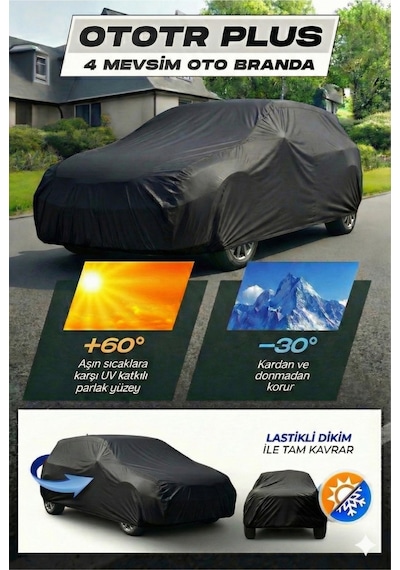 Volvo V40 Araç Brandası Siyah