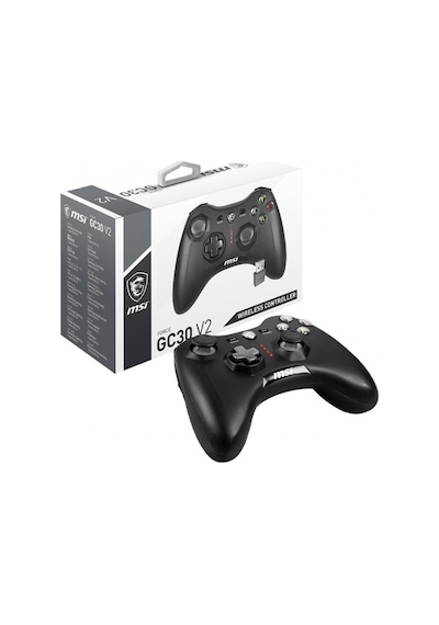 Msı Gg Force Gc30 V2 Kablosuz Siyah Oyun Kolu Gamepad -219204