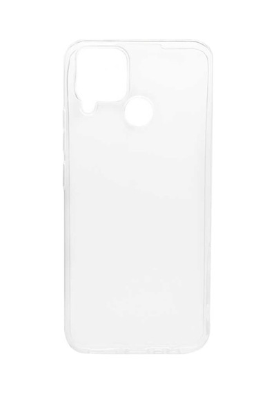Realme C25 Kılıf Zore Şeffaf Ince Ve Esnek Süper Silikon Kılıf Renksiz