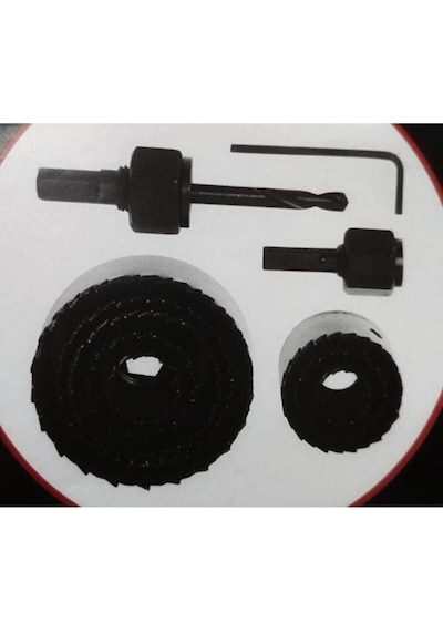 11 Parça 19-64 Mm Alçıpan Ahşap Delme Panç Seti