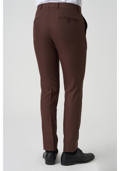 White Stone Almada P1027 Slim Fit Kumaş Pantolon Vizon Vizon