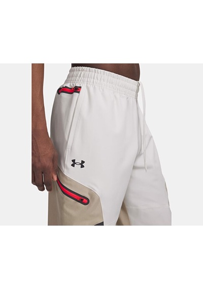 Under Armour Ua Unstoppable Cargo Pant Erkek Günlük Kargo Eşofman Altı 1390256-110 Beyaz Beyaz