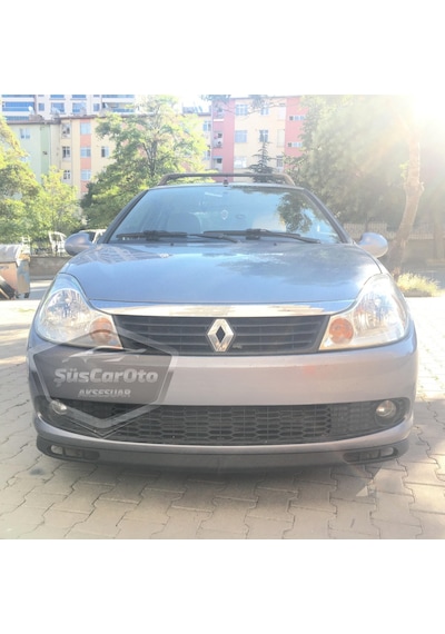 Renault Symbol 2008-2012 Thalia Uyumlu Üniversal Laguna Lip Esnek Ön Lip 2 Parça Tampon Altı Dil Karlık Ön Ek 00 Şüscaroto Aksesuar