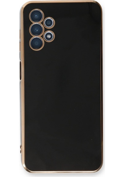 Newface Samsung Galaxy Uyumlu A13 4g Kılıf Volet Silikon Semeglbl - 24 - Siyah Sıyah