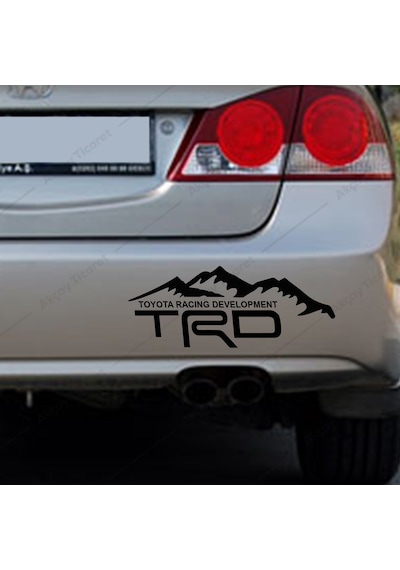 Trd Toyota Sticker Araba Oto Sticker Toyota Racing Sticker