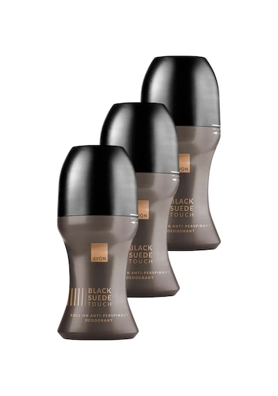 Black Suede Touch Erkek Roll On 50 Ml. Üçlü Paket