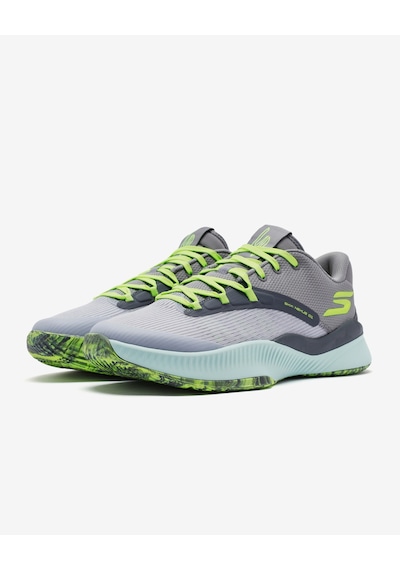 Skechers Skx Nexus Erkek Gri Basketbol Ayakkabısı 253015 Ccgr Gri