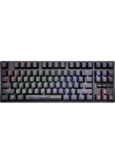 Vertux Oyun Klavyesi, Mekanik Tkl%80, Kablosuz Bluetooth Ve Usb-c