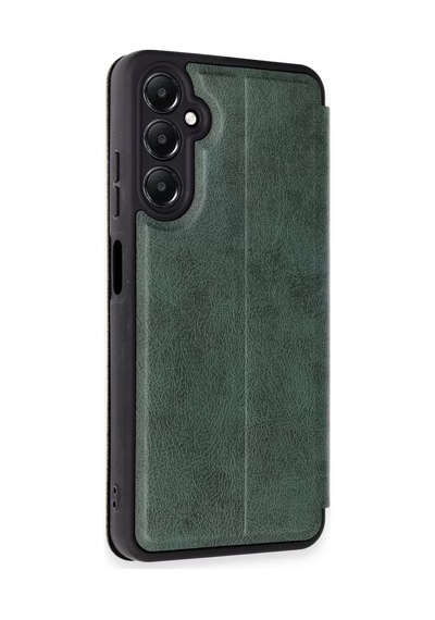 Newface Samsung Galaxy A15 4g Kılıf Flip Cover - Koyu Yeşil