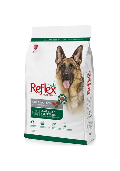 Kuzu Etli & Pirinçli & Sebzeli Yetişkin Köpek Maması 3 Kg