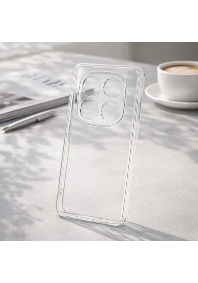 Redmi Note 14 Pro 5g / Note 14 Pro Plus 5g Uyumlu Kılıf Şeffaf Kamera Korumalı 3d