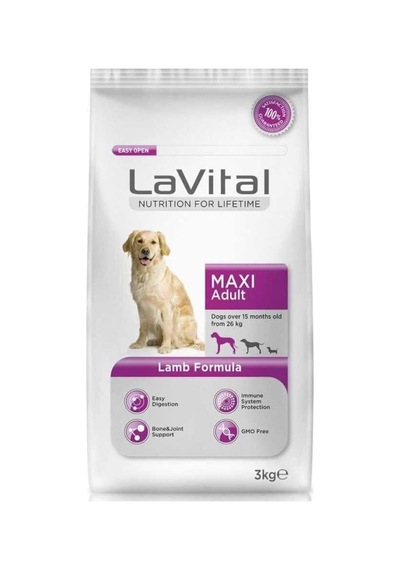 Vital Kuzulu Büyük Irk Yetişkin Köpek Maması 3kg