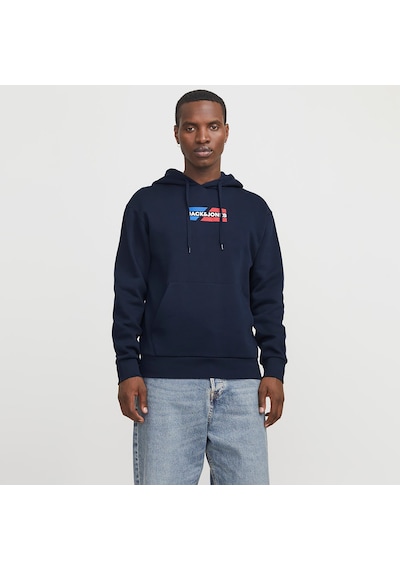 Jack & Jones Graphic Erkek Lacivert Sweatshirt 12268422-skyc Lacivert