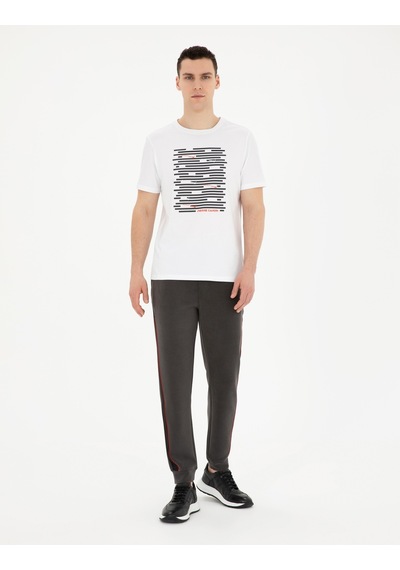 Pierre Cardin Erkek Beyaz Tişört 50280950-vr013 Beyaz