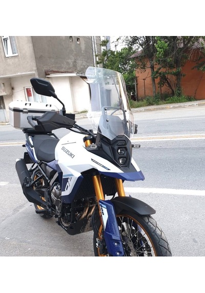 Motocam Suzuki V-strom 800 De Ön Cam 2023-2026 Model 50cm Şeffaf Renkli 4mm