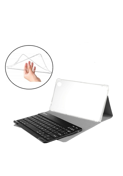 Lenovo Tab M10 Tb328fu Bt Klavyeli Standlı Kılıf -bkk4 Pembe