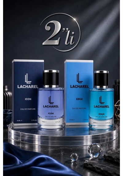 Lacharel Icon Ve Edge 2'li Erkek Parfüm Seti Eau De Parfum 2x50 Ml Diğer