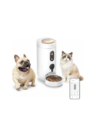 Mova Nutripal 10 Ultra Akıllı Evcil Hayvan Mama Makinesi, 4l Kapasite, Ai Besleme Programı, 1080p Hd Kamera, Çift Y
