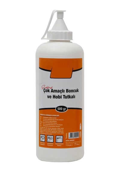 Çok Amaçlı Şeffaf Tutkal Hobi Yapıştırıcı Ahşap, Kumaş, Keçe, Kağıt Karton Süsleme Tutkalı 500gr