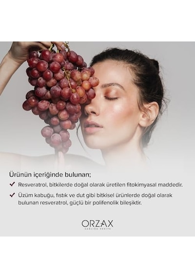 Orzax Ocean Resveratrol 200 Mg 30 Kapsül