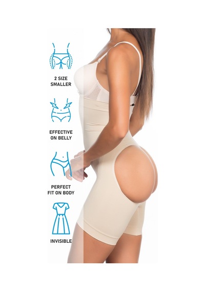 Ten Mı Emay 2033 Popo Açık Boxer Korse Ten