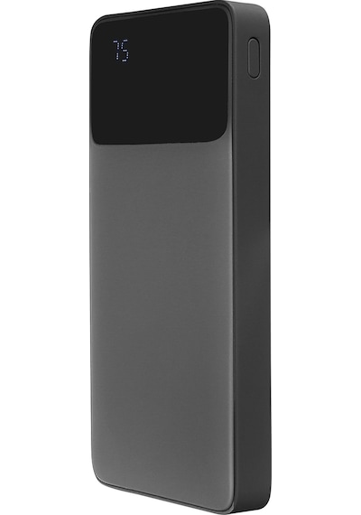 S-link P107 10000mah Prm Type-c Input/output 10w Siyah Lcd+gizli Led Taşınabilir Pil Şarj Cihazı Pow Gri-siyah