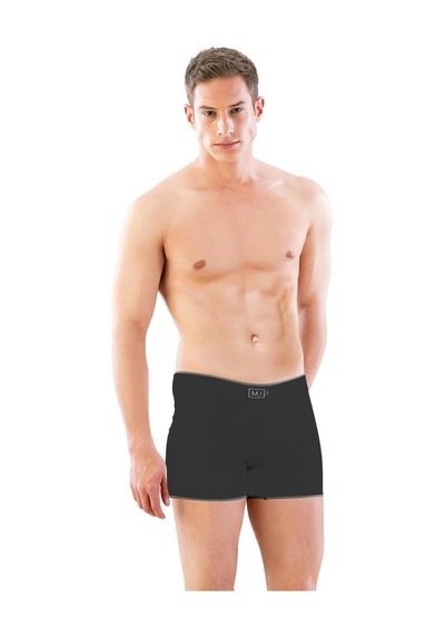 L'ombre Siyah Mı Emay 2108 Seamless Uzun Erkek Boxer