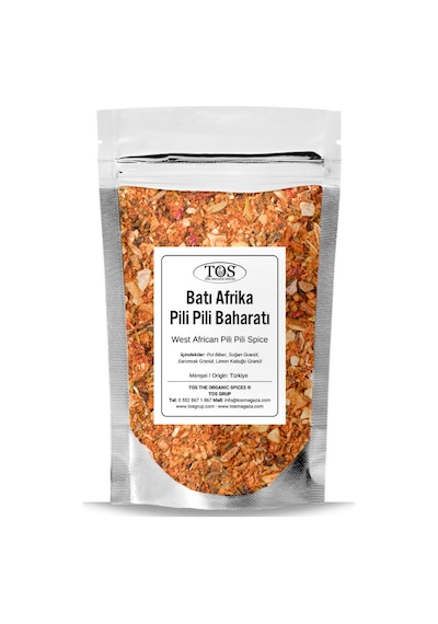 Tos The Organic Spices Batı Afrika Pili Pili Baharatı 100 G