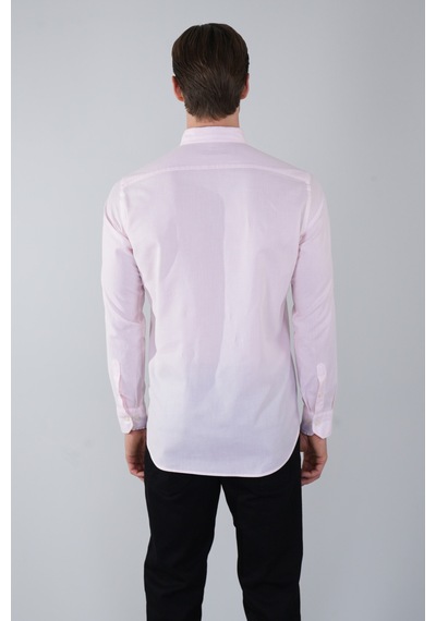 Bisse Erkek Regular Fit Uzun Kol Pembe Gömlek Gmktn250016 D29 Pembe