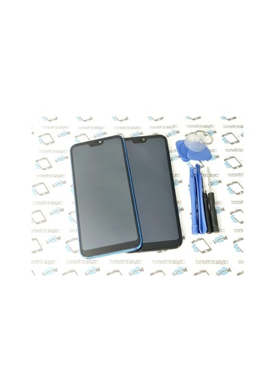 Tkgz - P20 Lite Lcd Ekran Dokunmatik (Çıtalı Tamir Seti) (223876080) Mavi