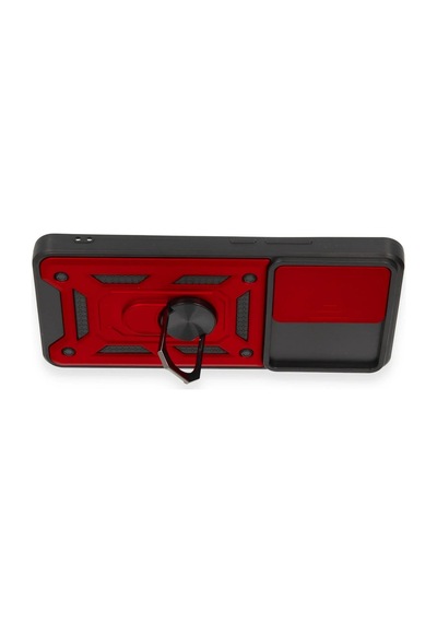 Uryport Xiaomi Mi 12t Pro Kılıf Pars Lens Yüzüklü Silikon - Kırmızı