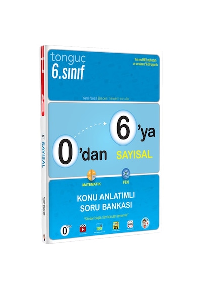 Tonguç 6. Sınıf 0 Dan 6 Ya Konu Anlatımlı Soru Bankası Seti