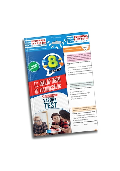 8. Sınıf İnkılap Tarihi ve Atatürkçülük Yeni Nesil Yaprak Test -  Evrensel İletişim Yayınları