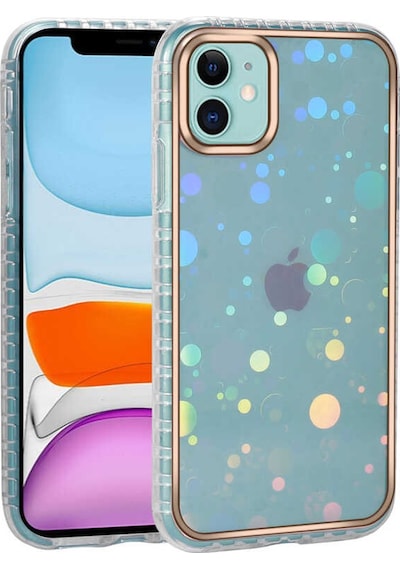 Ardemix Apple Uyumlu iPhone 11 Desenli Parlayan Transparan Avva Kılıf-no2 NO2