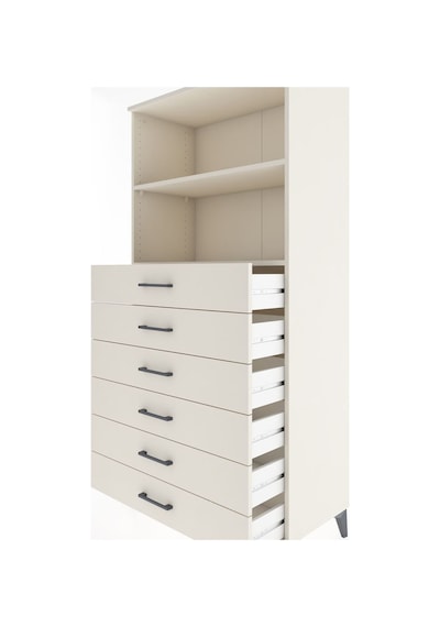 Hyperion Dolap 2 Raflı 6 Çekmeceli 88x44x182 Aytaşı-aytaşı Aytaşı