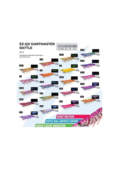 Duel A1747 Ez-q Dartmaster Rattle 3.5 19 Gr