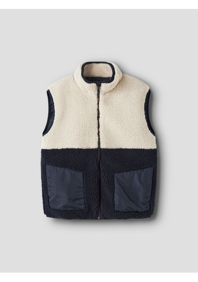 Name It Nkmmacey Teddy Vest Block Erkek Çocuk Yelek 13257215 Çok Renkli