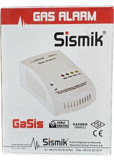 Sismik Gasis-M 220 V Gaz Alarm Dedektörü