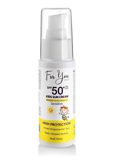 Bebek Ve Çocuklar Için Spf50+ Çok Yüksek Koruma Faktörlü Güneş Kremi