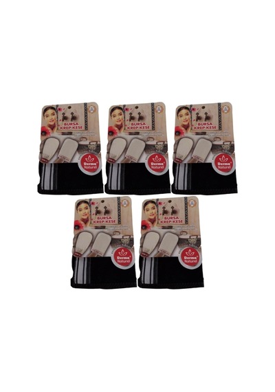 Derma Naturel Krep Kese - Siyah Ms-28 5 Li Set
