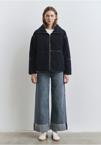 Mavi - Lacivert Sherpa Ceket 1110719-90372 Lacivert
