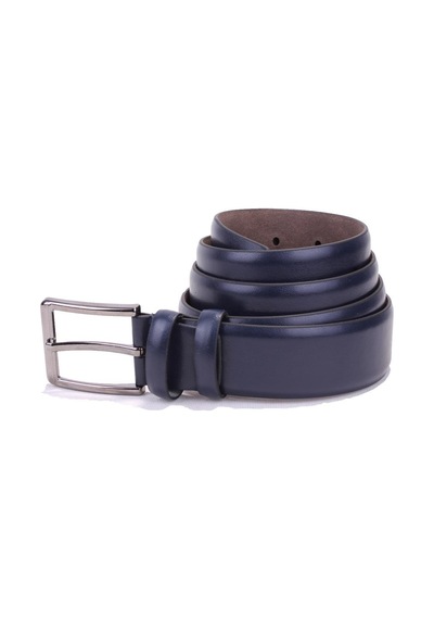Dagoster DMK26-302 Lacivert 3.5 CM Suni Deri Erkek Kemer Lacivert