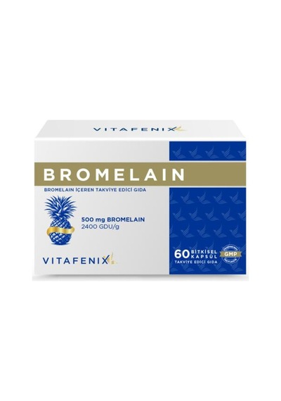 Vitafenix Bromelain 500 Mg 60 Kapsül