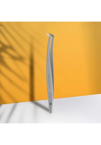 Staleks Expert 44/12 Kirpik Cımbızı Çentikli Fiber L Şeklinde 65 Mm.