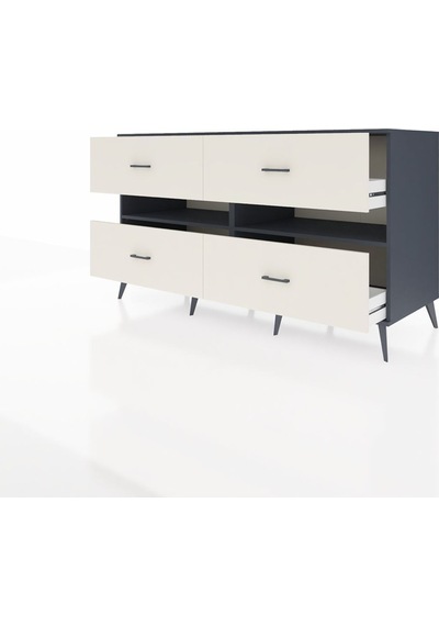 Kronos Konsol 2 Raflı 4 Çekmeceli 176x59x99 Antrasit-antrasit/aytaşı Antrasıt/aytası - Antrasıt Kronos Konsol 2 Raflı 4 Çekmeceli 176x59x99 Antrasit-antrasit/aytaşı Antrasıt/aytası - Antrasıt