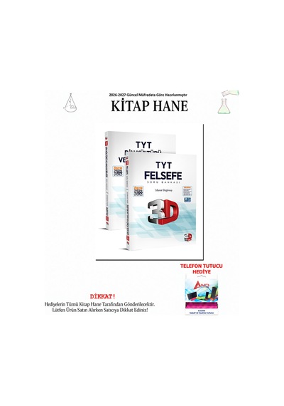 3d Tyt Felsefe Ve Din Kültürü Soru Bankası 2 Kitap Seti