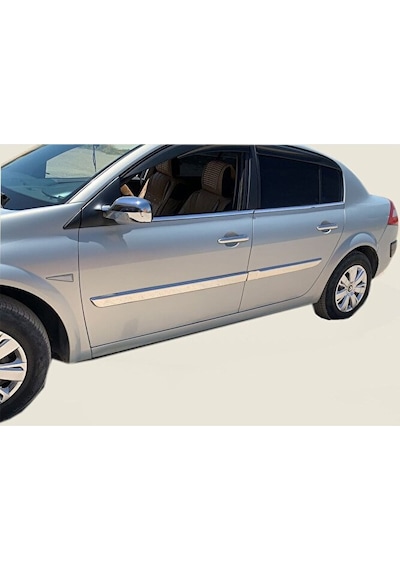 Renault Megane 2 Yan Kapı Çıtası Yazısız 4 Parça Geniş-uzun