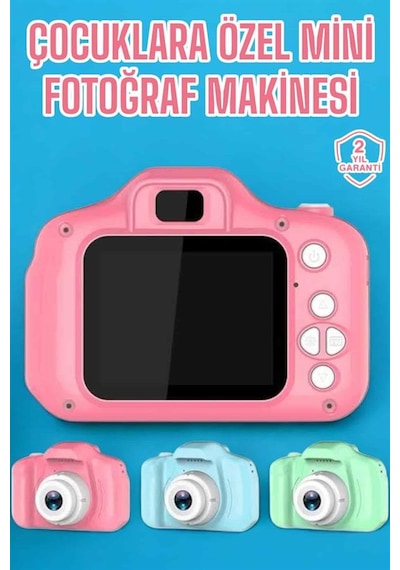 Tek Çocuk Kamerası Dijital 1080p Hd Kaliteli Mini Fotoğraf Makinesi Profesyonel Najmaddin Diğer